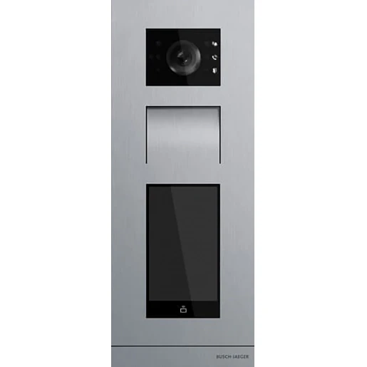 ABB Busch-Jaeger Welcome Videobuitenpost aanraaktoets 5 inch + inductielus RVS IP54 Inbouw (stucwerk) 2TMA130010X0027