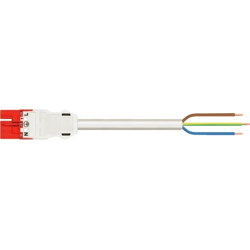 Wago SERIE 771 Patchkabel gebouwinstallatie 3p Stekker Vrij kabeluiteinde 4000mm