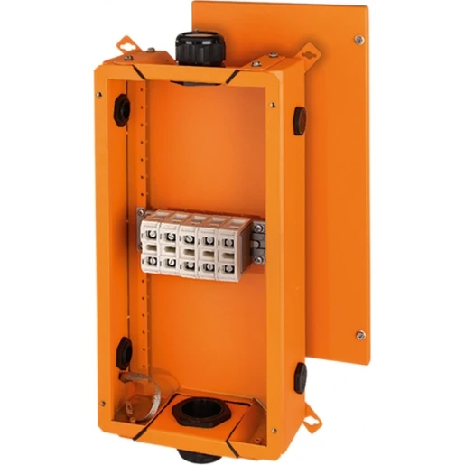 Hensel Kabeldoos functiebehoud Metaal IP65 16-50 mm² 5 polig Oranje