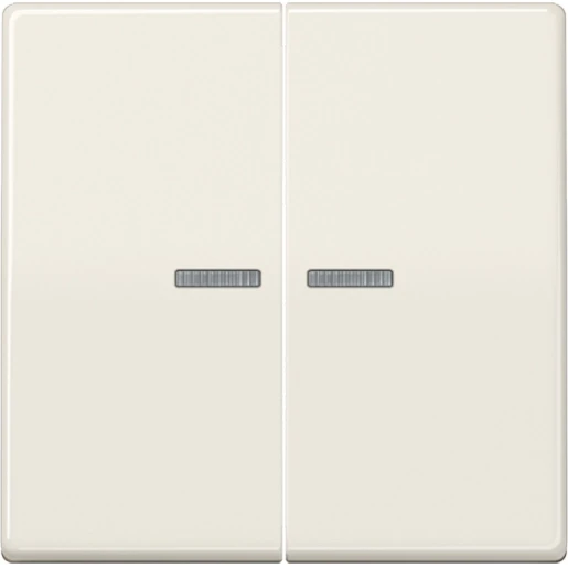 Jung AS range Knx RF-tastafdekking KNX 2-voudig wit inbouw IP2X RAL 1013 AS10921STRF