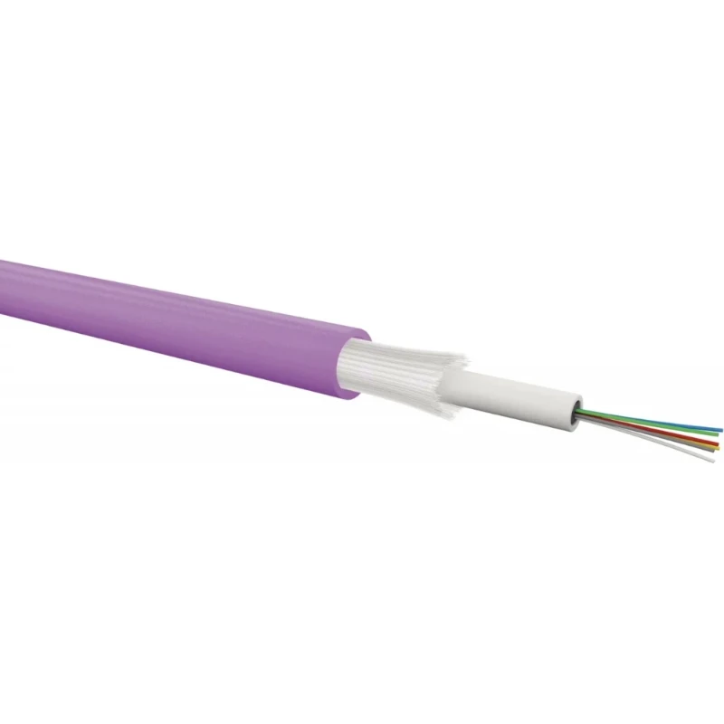 Gigamedia Glasvezelkabel Intex unitube MDV ZH C 6FO OM4 Multi fiber units centraal Cca GGM FO6B4FRLST