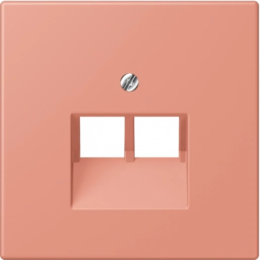 Jung LS range Afdekking centraalplaat LC32111 UAE/IAE 2 connectoren Zonder label LC969-2UA233