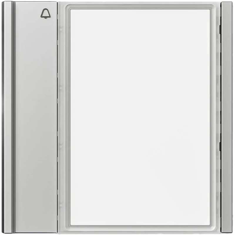 Siedle Oproeptoetsen voor Vario spreken/bellen kunststof enkelvoudig zilver 210011967-00