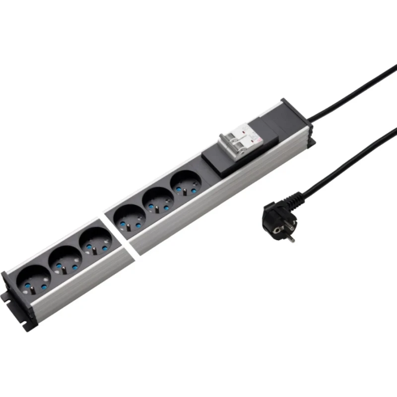 Martin Kaiser Contactdooscomb 6-v penaarde shutter inst.aut snoer 3m