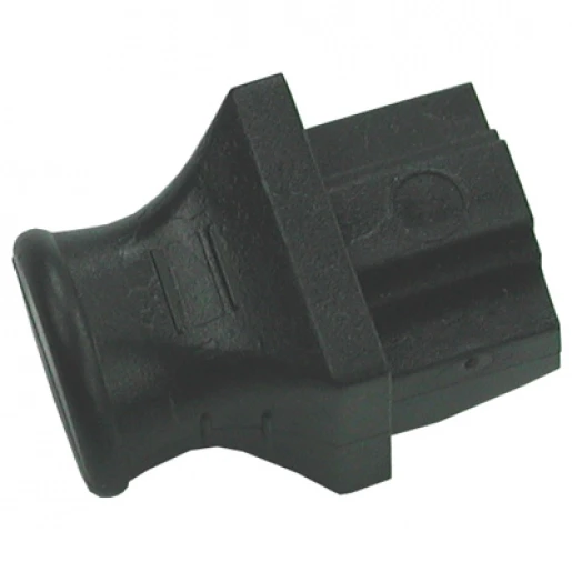 Klemko Modulair afdekdop voor modulaire chassisdelen keystones zwart RAL 9011 RJ45-bus 183499