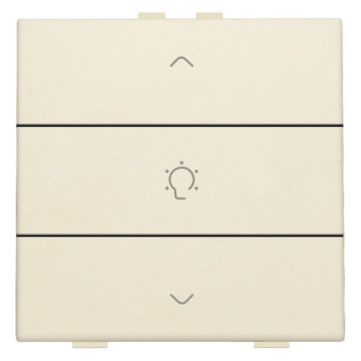 Niko Home Control Bediening dimming 3-voudig beige inbouw IP20 RAL 1030 100-51043