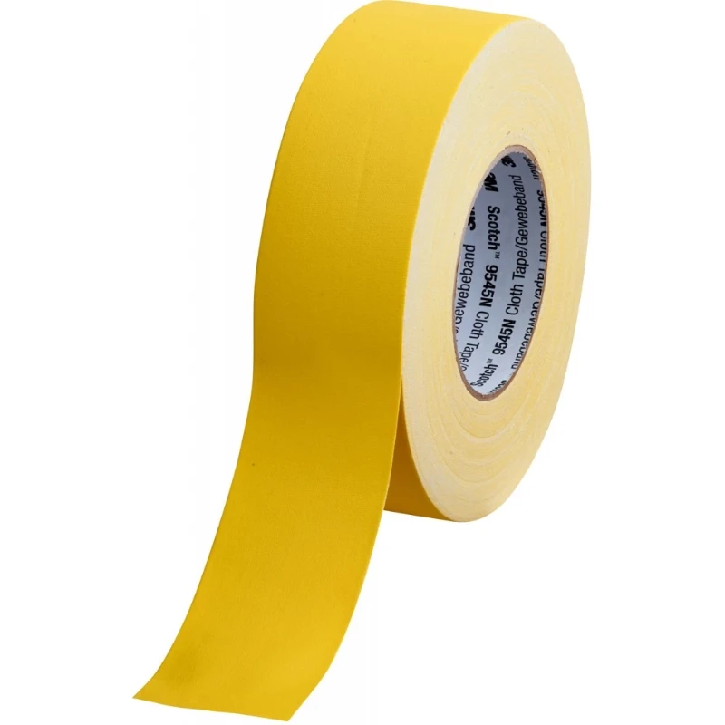3M beschrijfbare textieltape geel 50mmx50m 1 per rol