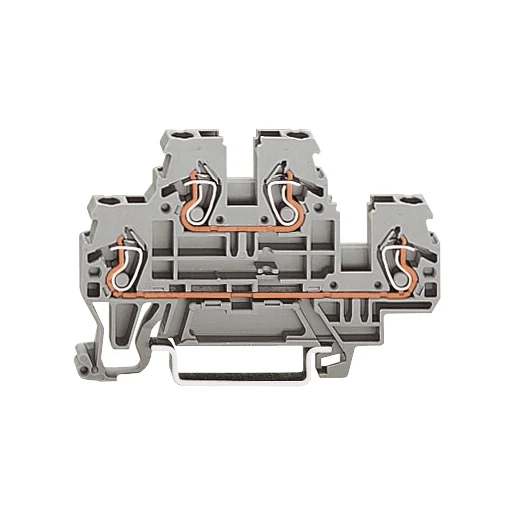 Wago Serie 870 Verbindingsrijgklem 0,08-2,5mm² eendr. 0,08-2,5mm² meerdr. Grijs