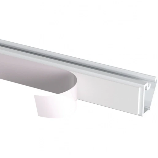 GGK kabelkanaal 2000x10x10mm PVC Zelfklevend met deksel RAL 9010 Z12570G
