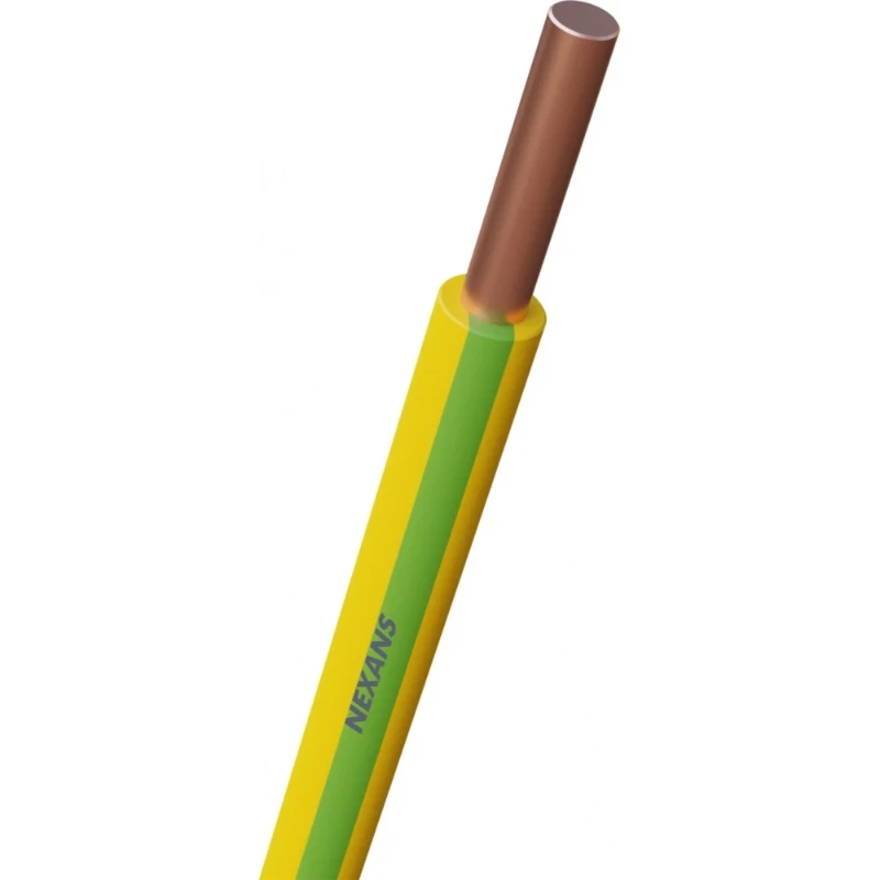 Nexans H07Z1-U Cca Installatiedraad 6mm² groen/geel 100M 10540491