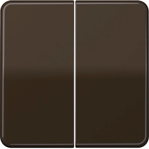 Jung CD range tastafdekking cd500 2-voudig Glanzend bruin RAL 8022 CD1702BR