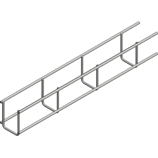 Van der Valk ValkCableCare Draadgoot U-vorm 3000x50x60mm Staal bandverzinkt zink-aluminium 76010050603000