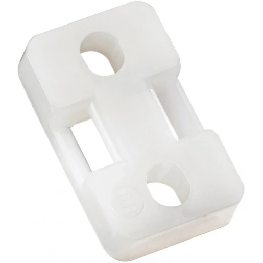 ABB Zadel met dubbele schroef bevestiging voor kabelbinders tot 7,6mm