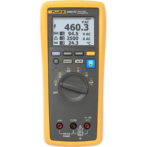 Fluke Draadloze multimeter 1000V AC/DC CAT IV Grafisch 4401595