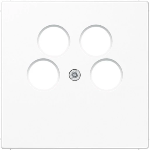 Jung LS range afdekking tv-aansluitdoos (ankaro) ls990 Satelliet 1 connector Zonder label zwart LS990-4SAT2SWM