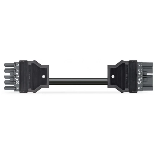 Wago SERIE 771 Patchkabel gebouwinstallatie 5p Contrastekker (female) Stekker 3000mm