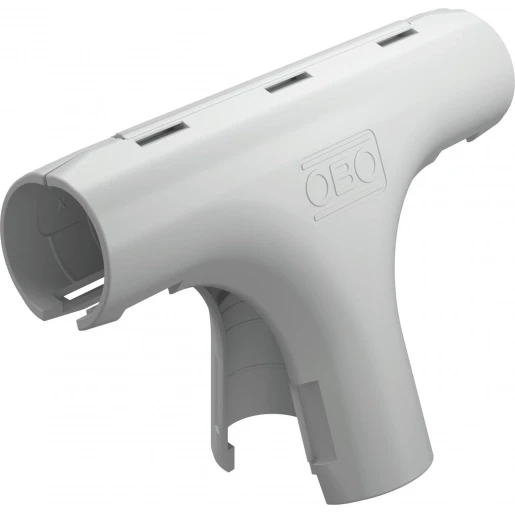 OBO Quick-Pipe-T-Stuk M20 PP lichtgrijs 7035