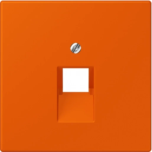 Jung LS range Afdekking centraalplaat 4320S UAE/IAE 1 connector Zonder label oranje LC969-1UA260