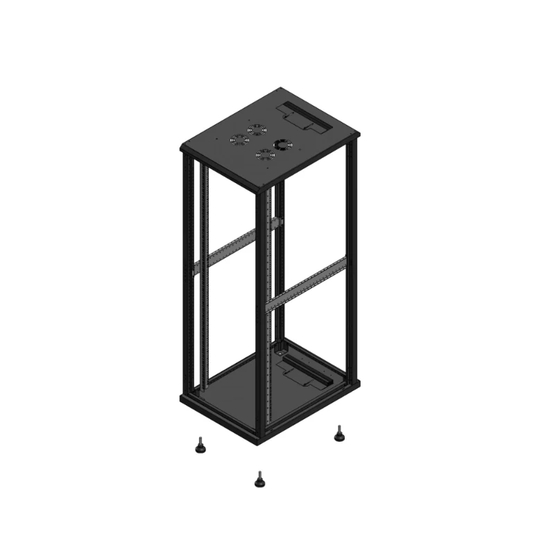 Gigamedia Vloer patchkast SP SP EX 19" 36HE 600x800mm Zwart GGM 703668SPSPEX