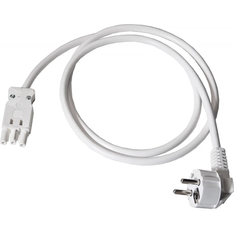Martin Kaiser Patchkabel ra naar AC166 female wit snoer 3m