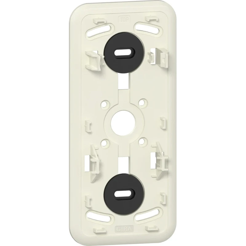 Gira montageplaat k/p combi schakekaar wcd ra opbouw 3-voudig Glanzend wit RAL 1013 305510