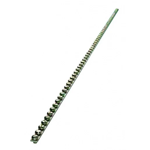 JMV Aardrail (M5) 1 meter 10x2mm 25A 62 aansluitingen M5 messing 9200050