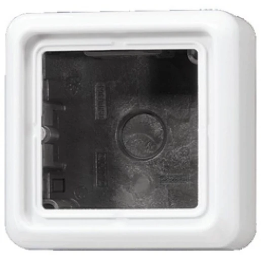 Jung CD range opbouwkap cd500 1-voudig wit Horizontaal en verticaal CD581AWW