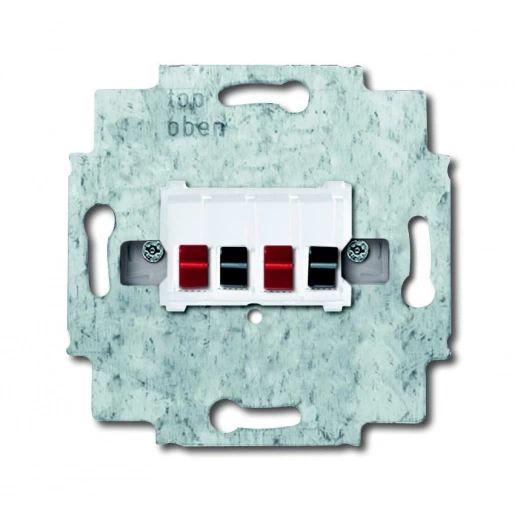 ABB Busch-Jaeger Balance, SI, Future, Solo, Axcent onderdeel/ centraalplaat Basiselement 4 connectoren Zonder label wit 2CKA000230A0403
