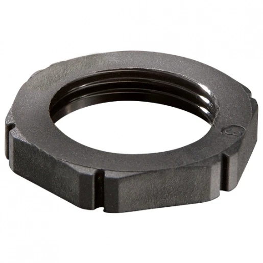 Wiska CONTRAMOER KUNSTSTOF M63X1,5 ZWART (RAL 9005)