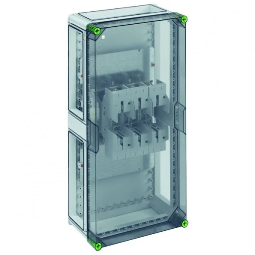 Spelsberg GTS NH-behuizing met zekeringhouders Mespatroon 1x250A 640x320x179mm 02241101