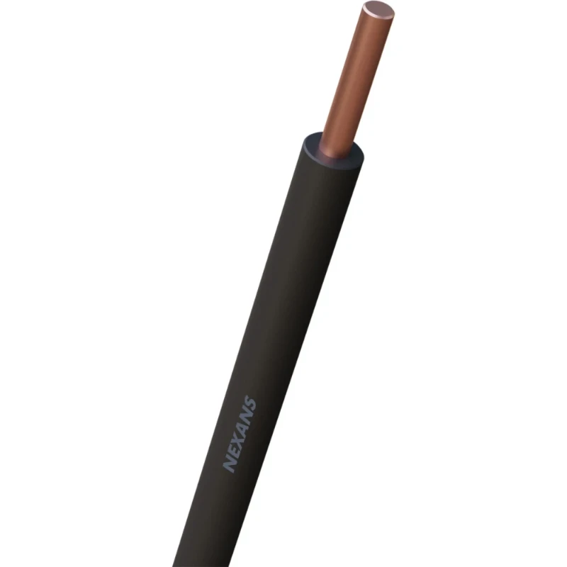 Nexans H07V-U Eca Installatiedraad 4mm² zwart 100M 10533291
