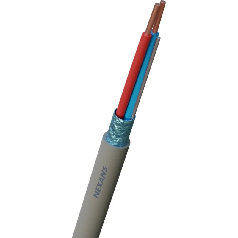 Nexans H(ST)H CCA SIGNAALKABEL 1X2X0,8MM GRIJS MTR