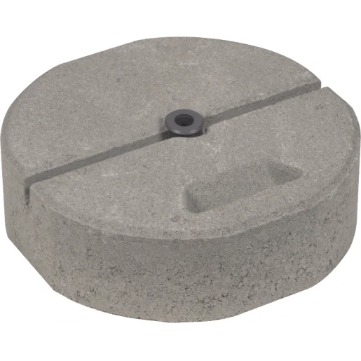 Dehn Concrete base c45/55 17kg w.grip recess a.threaded adapter m16 d 337