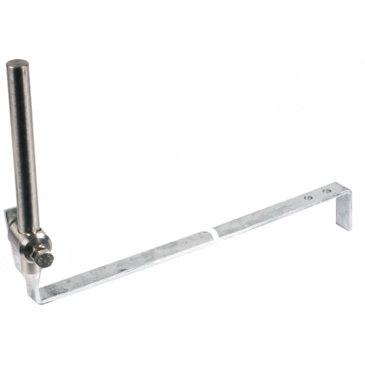 Dehn Rod holder with brace l 475mm st/tzn for pitched roof with stst bolt r