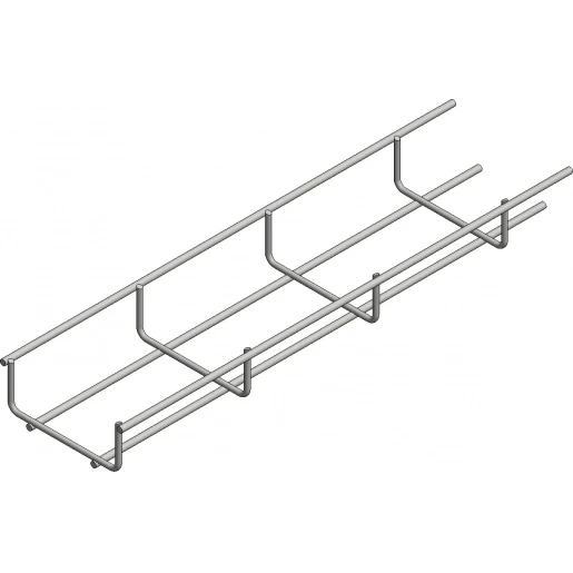 Van der Valk ValkCableCare Draadgoot U-vorm 3000x96x35mm bandverzinkt zink-aluminium 76010100353000