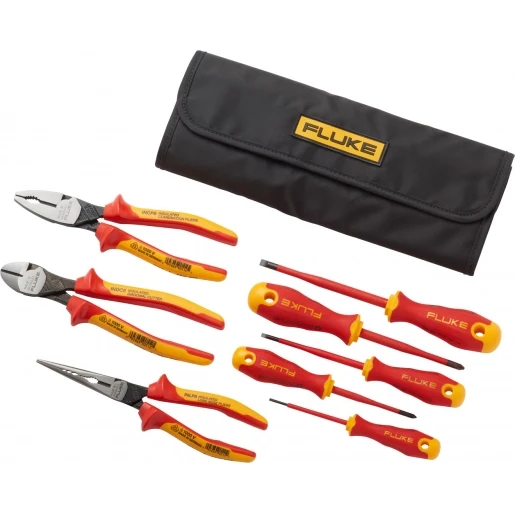 Fluke SET MET GEÏSOLEERD HANDGEREEDSCHAP: 5 SCHROEVENDRAAIERS EN 3 TANGEN