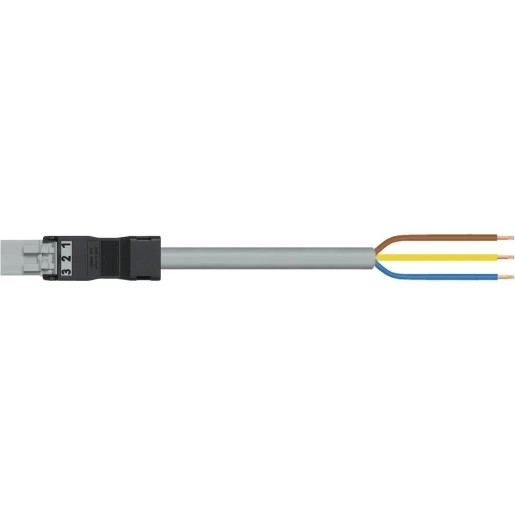 Wago SERIE 891 Patchkabel gebouwinstallatie 3p Stekker Vrij kabeluiteinde 6000mm