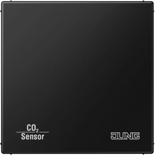 Jung LS range CO2-sensor mat zwart inbouw CO2LS2178SWM