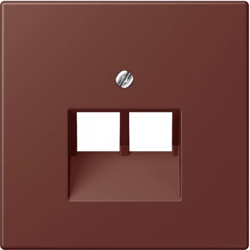 Jung LS range Afdekking centraalplaat LC32120 UAE/IAE 2 connectoren Zonder label LC969-2UA235