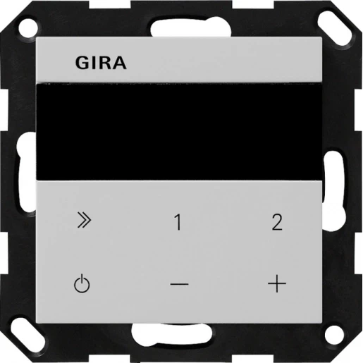 Gira System 55 inbouwradio ip inbouw grijs 2320015