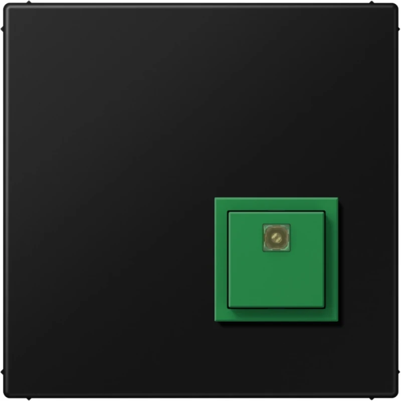 Jung LS range Noodoproepsysteem afzetknop grafietzwart mat 70x70mm zwart IP20 NRSLS0834ATSWM