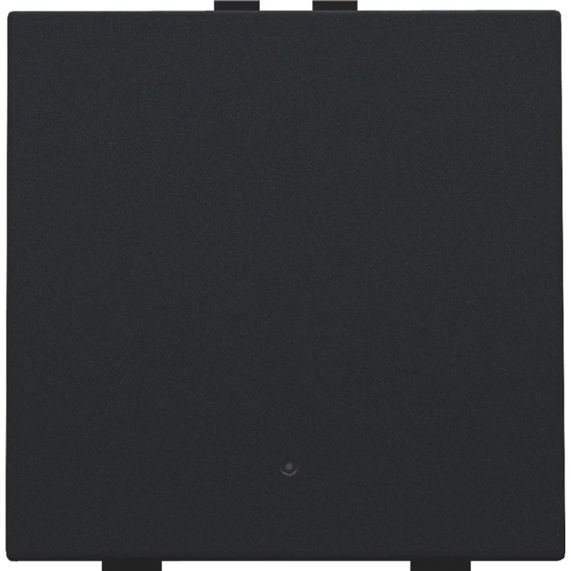Niko Drukknop met led en comfortsensoren Home Control enkelvoudig zwart inbouw RAL 9005 161-52201