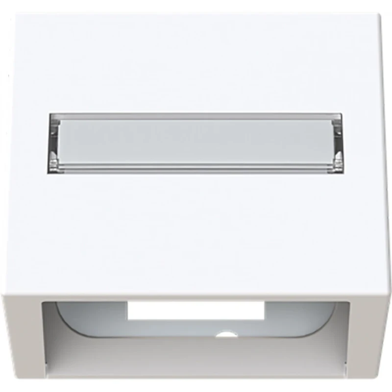 ABB Busch-Jaeger Art linear Centraalplaat verticale data-aansluiting Voor dataansluitkast Basiselement met bovendeel behuizing Met label wit 2CKA001724A4455