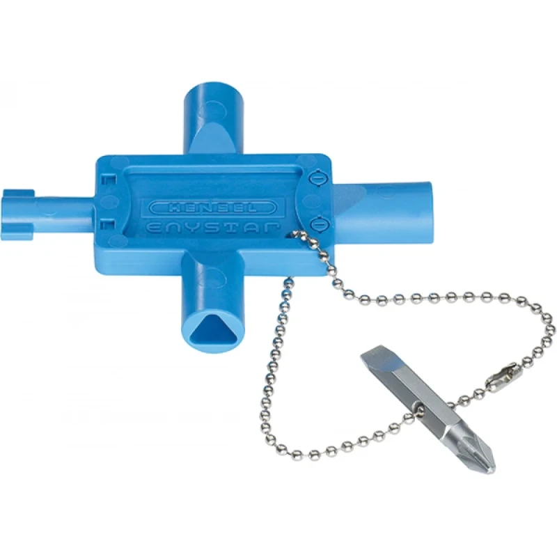 Hensel Multikey voor Dubbelbaard Sleuf 3 en 4 kant 8mm