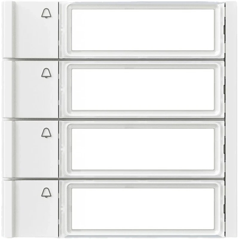Siedle Oproeptoetsen voor Vario spreken/bellen kunststof 4-voudig wit 210011974-00