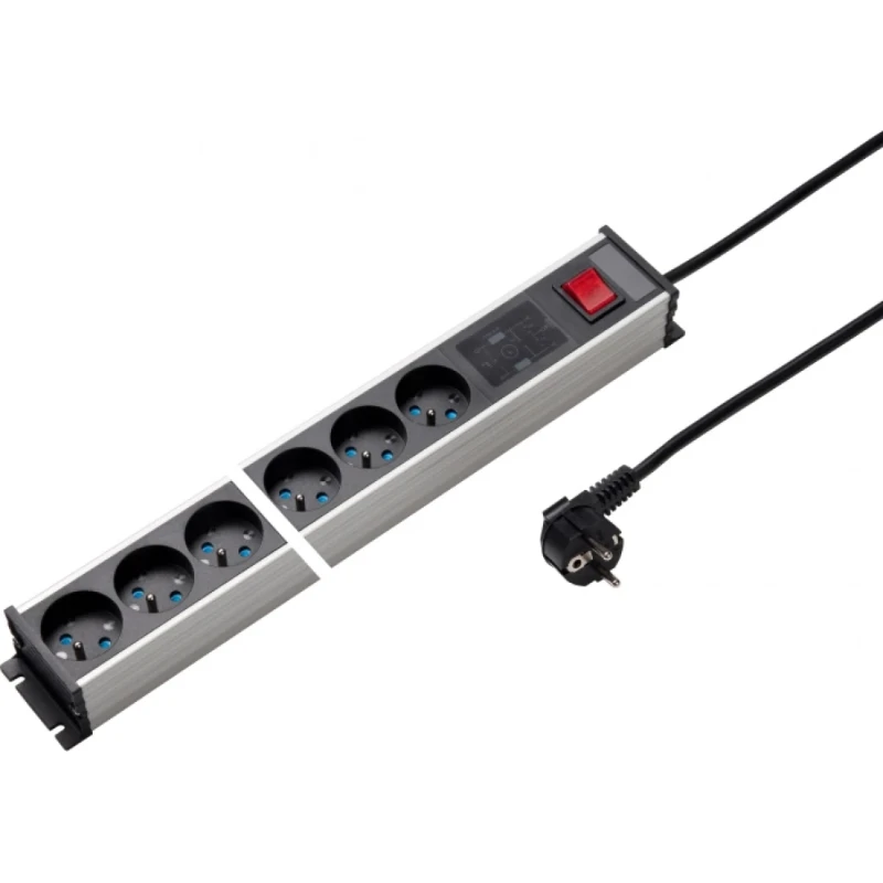 Martin Kaiser Contactdooscomb 6-v penaarde shutter schakelaar snoer 3m