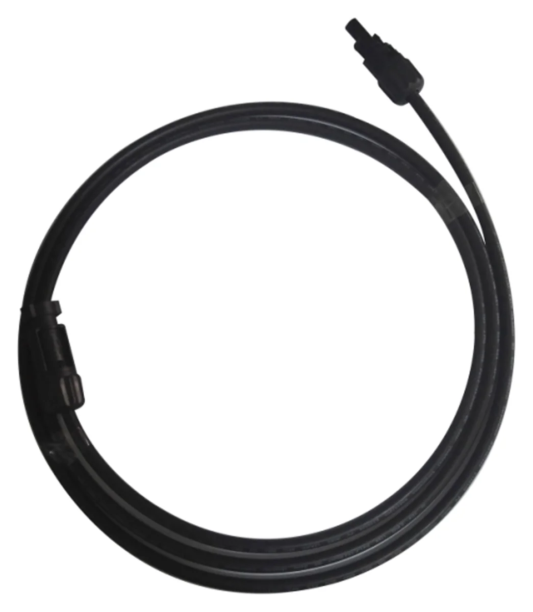 APsystems Accessoire DC Extensiekabel 4mm2, Zwart 2m, Geassembleerd met Staubli MC4 M+F
