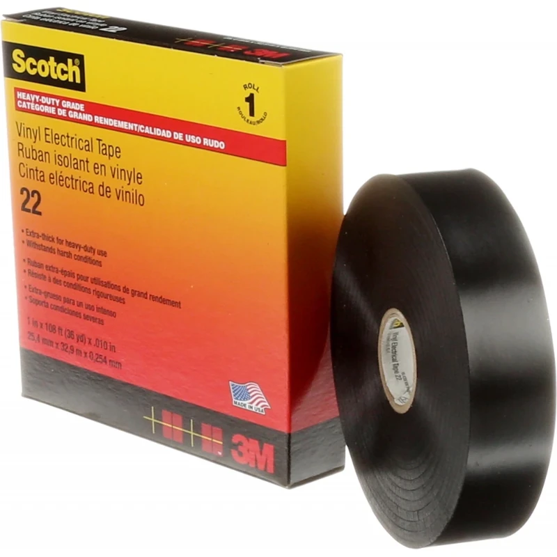 3M Scotch vinyl zelffuserende tape 25mmx33m pvc zwart 80012017051