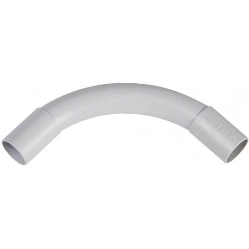 Pipelife Halovolt halogeenvrij bocht 16mm licht grijs ral7035