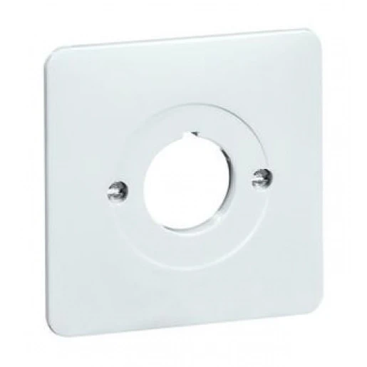 Peha standaard centraalplaat + draagframe Basiselement met centrale afdekplaat 1 connector Zonder label wit 00141811